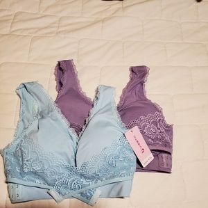 Bundle of 2 wrap bras